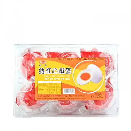 B&C Cooked Salted Eggs 6pcs