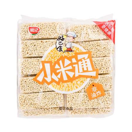 HUIJI Pop Millet, Roasted Millet Snack Bar 400g - Tak Shing Hong