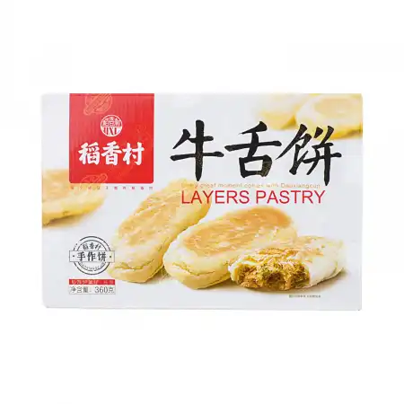 DAOXIANGCUN Ox-Tongue Shaped Cake (Layers Pastry) 9Bags/360g
