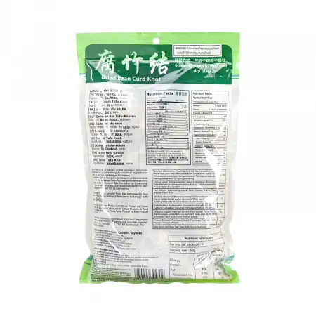 OCTOBER WING Dried Bean Curd Knot 300g 