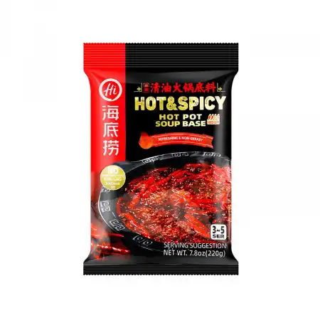 海底捞 清油火锅底料 麻辣味 220g (3~5人份)