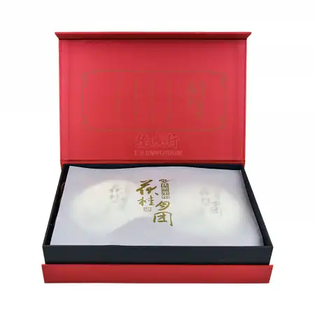 泾渭茯茶 茯茶茶礼 富贵月团 黑毛茶 400g 陕西特产