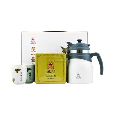 JINGWEI FU TEA Chinese Dark Tea W/ Tea Set Gift Box - Tak Shing Hong