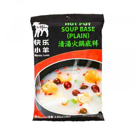 快乐小羊 火锅底料 清汤口味 136g