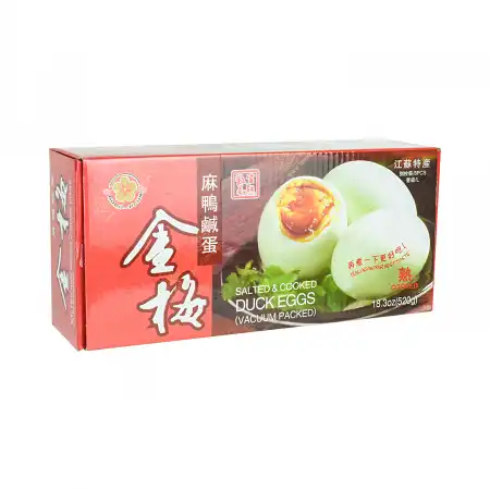 金梅麻熟鸭咸蛋 8枚 江苏特产