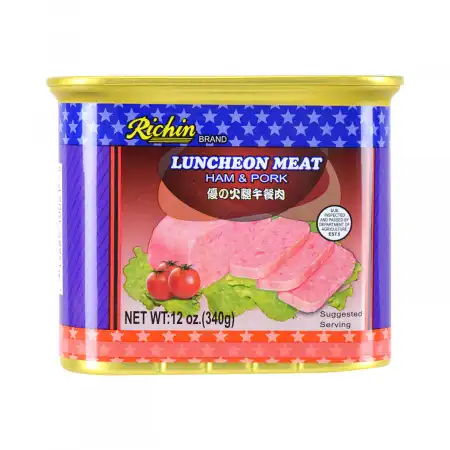 美国RICHIN 优质火腿午餐肉 罐头 12oz