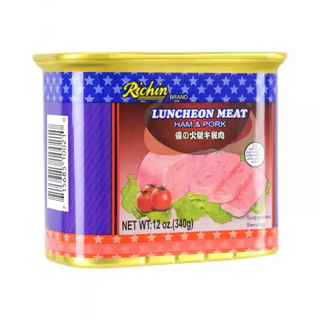 美国RICHIN 优质火腿午餐肉 罐头 12oz