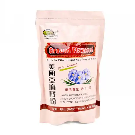 绿山 美国亚麻籽粉 400g