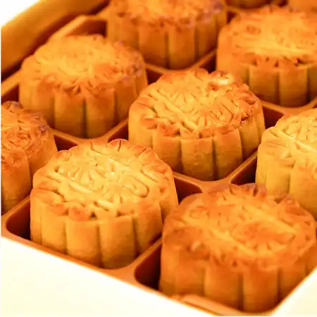 SHENG KEE Assorted Mini Mooncakes 6 Flavors (Tea&Chestnut/Longan/Oolong/Green Tea/Jasmine/Pomelo) 12pcs/737g