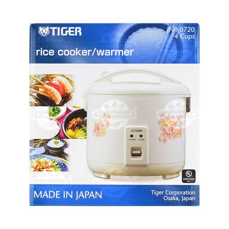 TIGER 4 Cups Rice Cooker/Warmer JNP-0720 - Tak Shing Hong