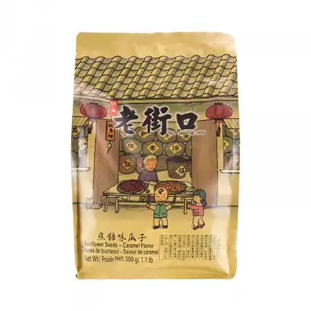 老街口焦糖味瓜子500g - 美国德成行