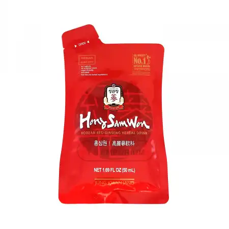 韩国正官庄 高丽参能量饮料 10袋入/500ml
