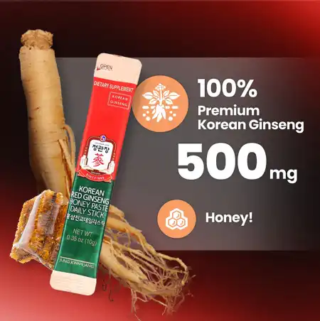 韩国正官庄 高丽红参蜂蜜膏 30条入/300g