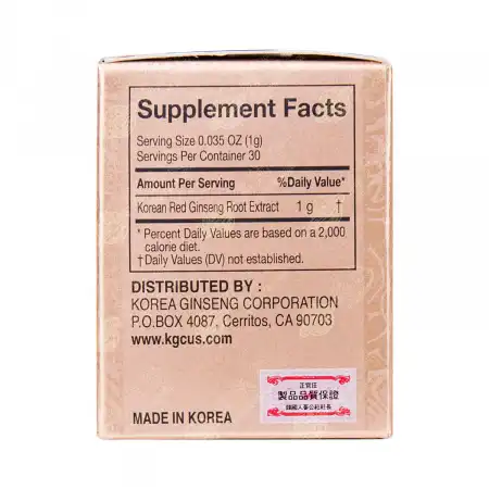 KRG Cheong Kwan Jang, Korean Red Ginseng Extract 30g