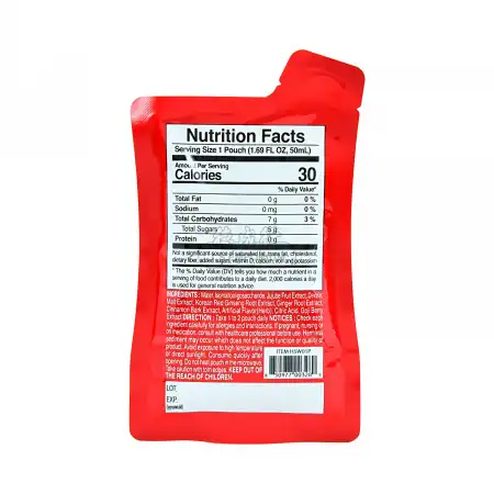 韩国正官庄 高丽参能量饮料 10袋入/500ml
