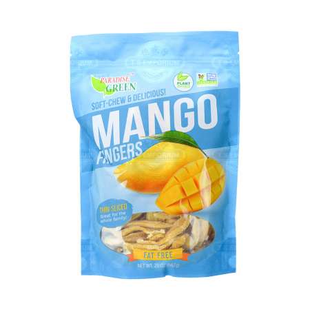PARADISE GREEN Dried Mango Fingers 680g - Tak Shing Hong