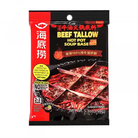 海底捞 浓香牛油火锅底料 150g (2~3人份)