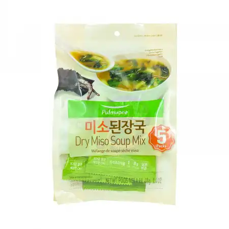 韩国PULMUONE 速冲即食味噌汤料包 5pcs/40g