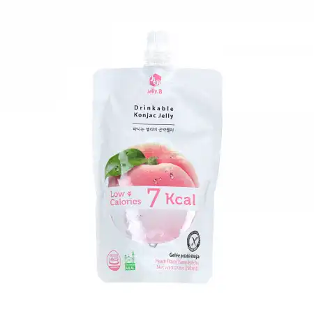 JELLY B Drinkable Konjac Jelly Peach Flavor 150ml