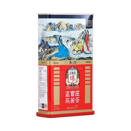 韩国正官庄 高丽参 (红参) 6年根-良20 (4两) 150g