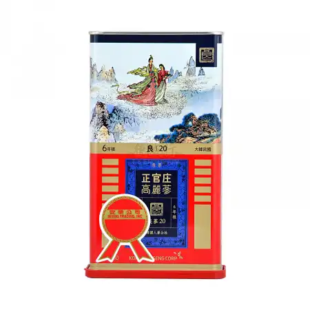 韩国正官庄 高丽参 (红参) 6年根-良20 (4两) 150g