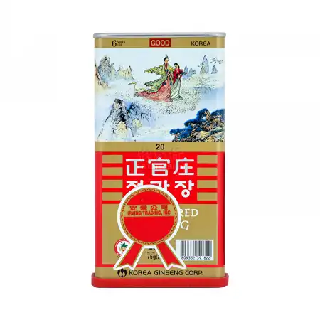 ZGZ Korean Red Ginseng Root 6 Years Old (GOOD-20) 75g - Tak Shing Hong