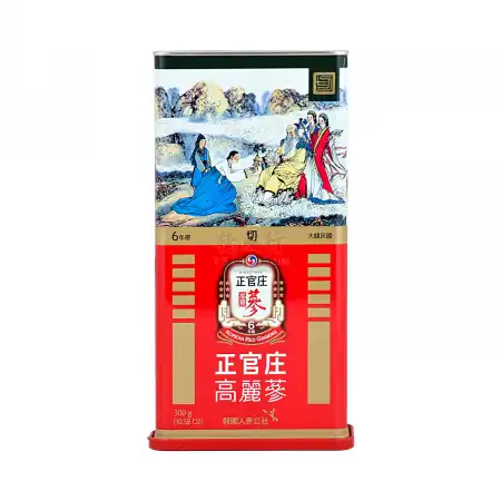 韩国正官庄高丽参(红参) 6年根-切(8两) 300g - 美国德成行