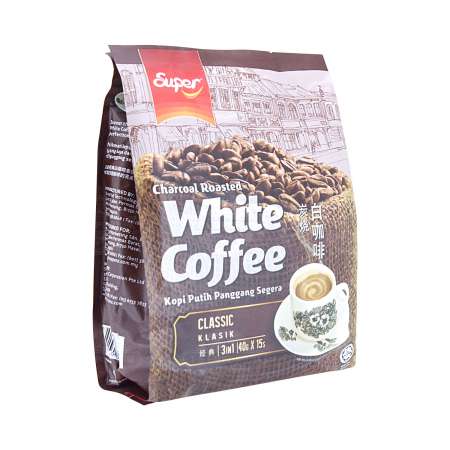 SUPER Instant Charcoal Roasted White Coffee (3in1) 15sachets