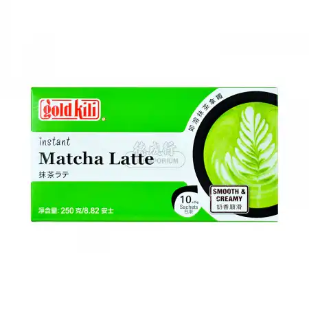 金麒麟 即溶抹茶拿铁 10pcs/250g/8.82oz【奶香顺滑】