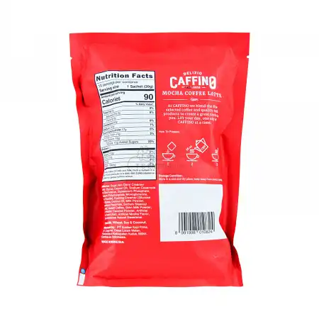 DELIZIO CAFFINO 3 in 1 Instant Mocha Coffee Latte 10pcs/200g - Tak
