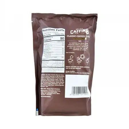DELIZIO CAFFINO 3 in 1 Instant Classic Coffee Latte, Less Sugar