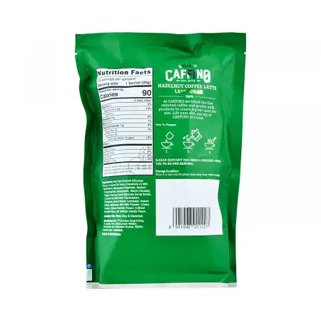 印尼DELIZIO CAFFINO 速溶三合一榛果拿铁咖啡 减糖 10pcs/200g