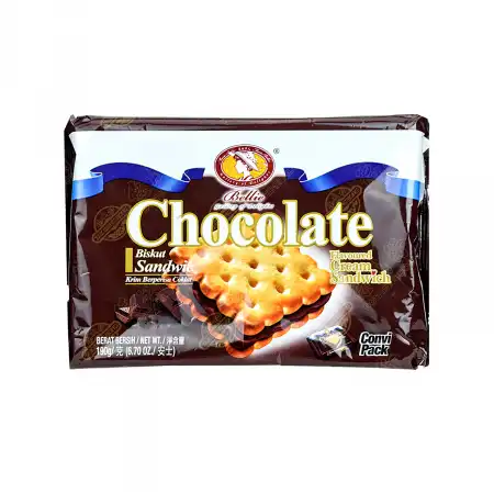 BELLIE Chocolate Flavoured Cream Sandwich 190g
