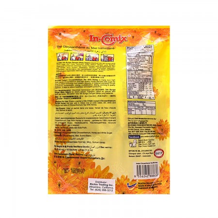 IN-COMIX Instant Chrysanthemum Tea with Honey 18 Sachets
