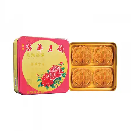 香港荣华 双黄莲蓉月饼 740g (#202)