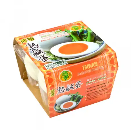 台湾玉龙 薄盐熟咸蛋 4pcs
